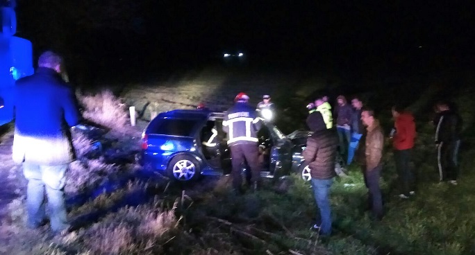 Impact violent la ieșire din Agigea. Două victime încarcerate