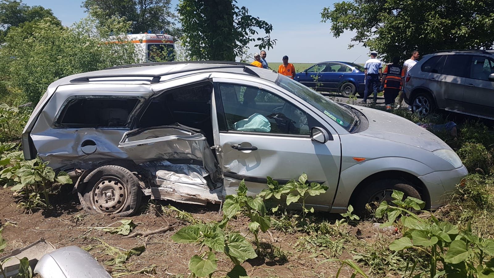 Accident grav la ieșire din Topraisar. O femeie se zbate între viață și moarte