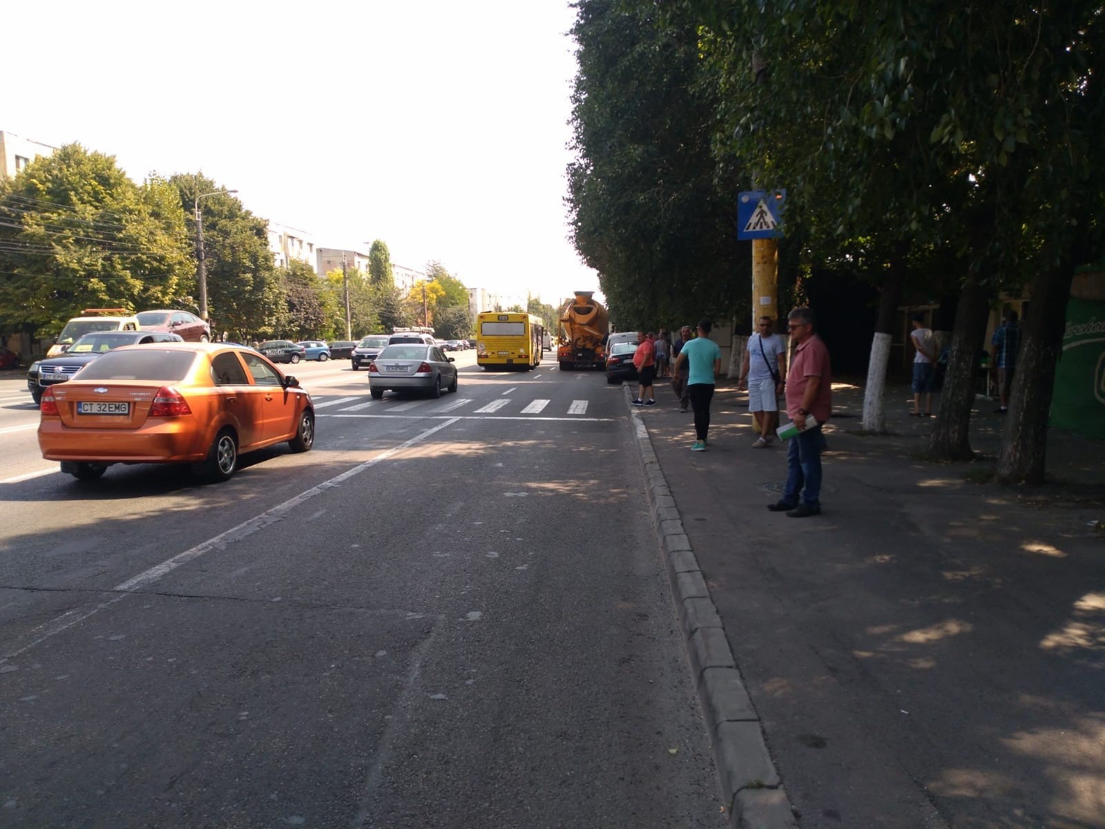 Bebeluș de 10 luni, accidentat de o mașină de mare tonaj