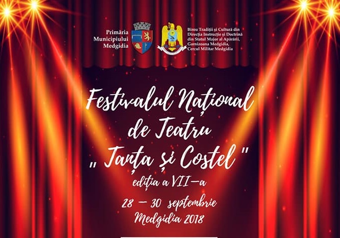Un week-end de cultură la Medgidia. Vineri se dă startul Festivalului Național de Teatru "Tanța şi Costel"