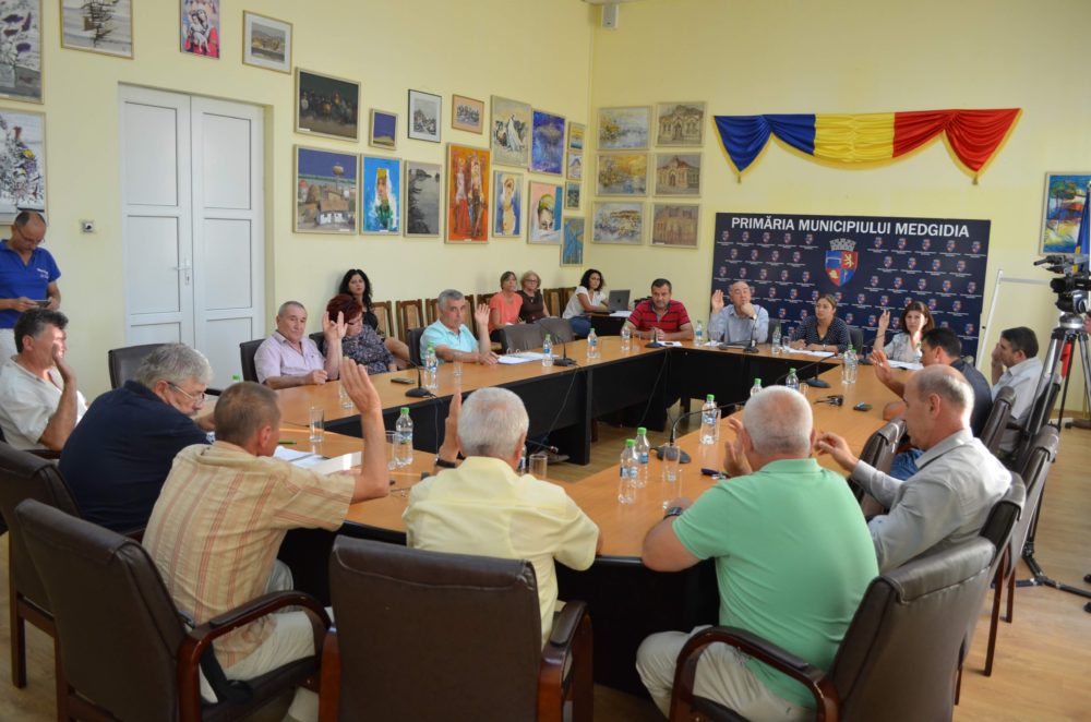 Consiliului Local Municipal Medgidia, convocat în ședința ordinară a lunii septembrie