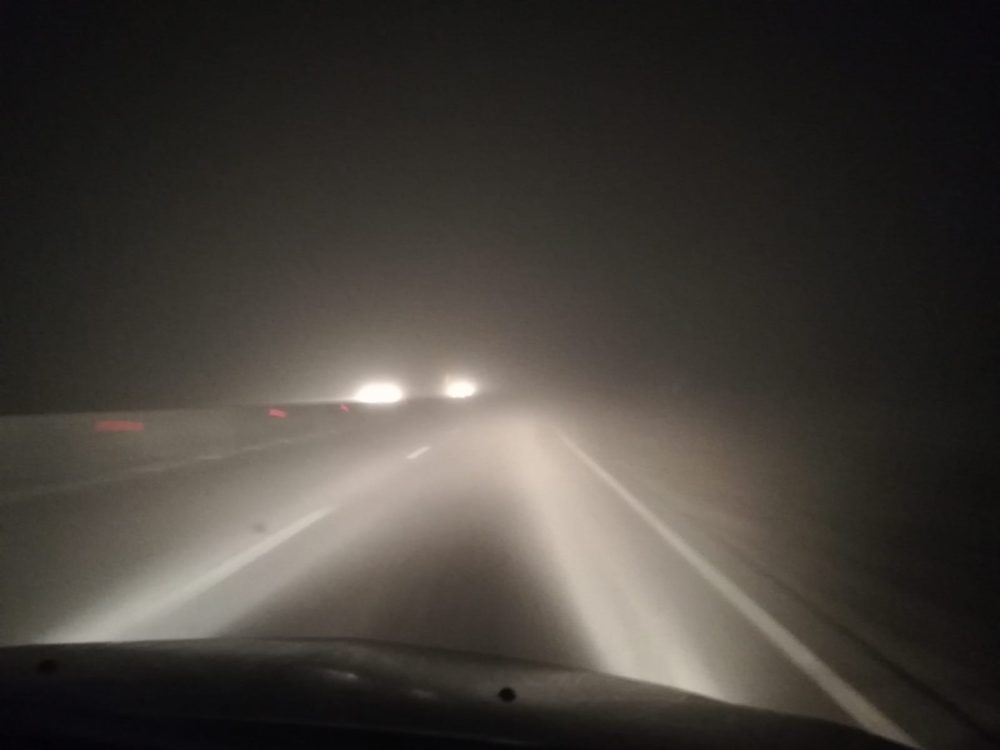 Atenție șoferi! Ceață densă în județul Constanța