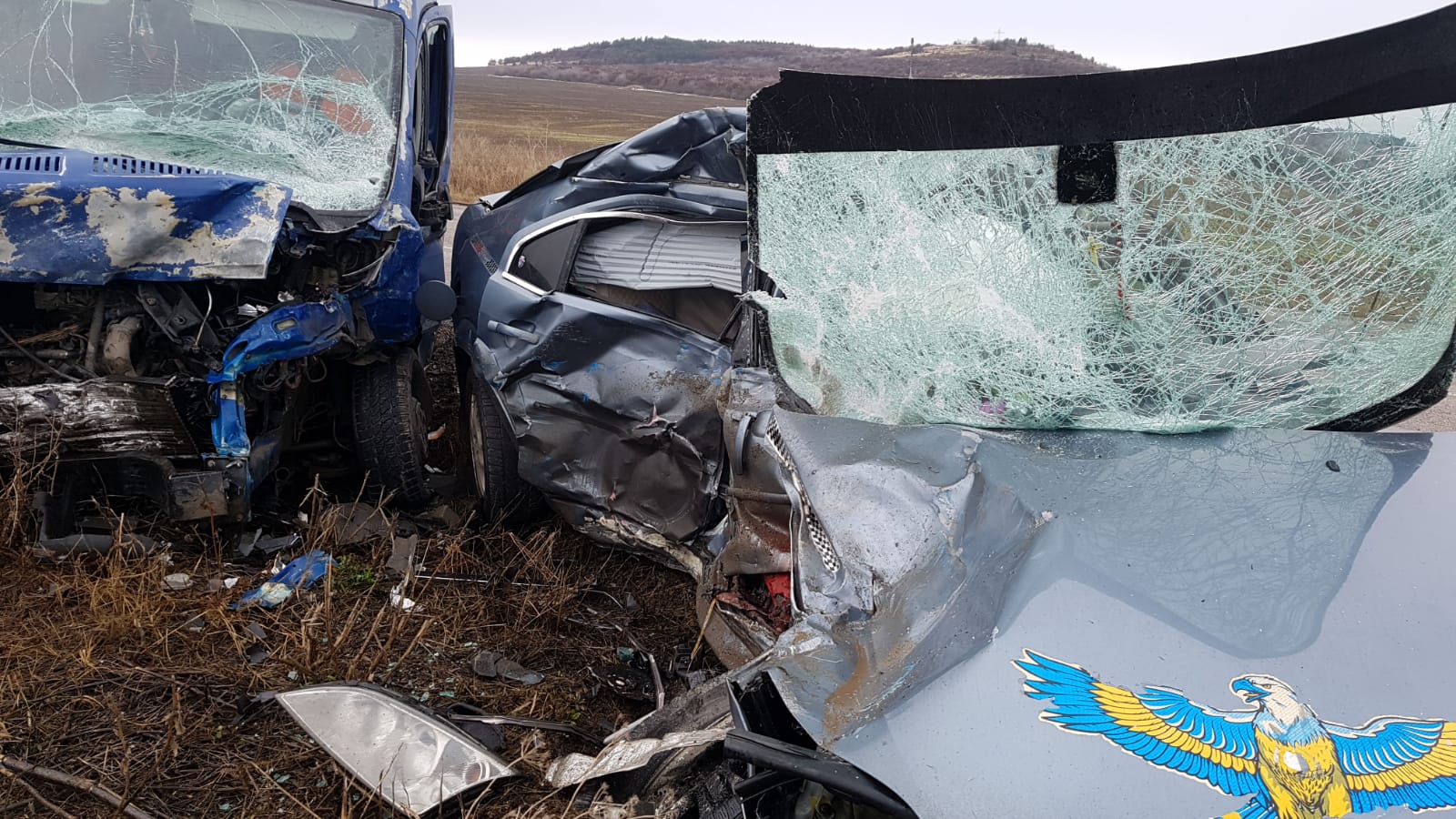 (Galerie Foto) Accident rutier grav în județul Constanța. Trei presoane DECEDATE în Ajunul Crăciunului!