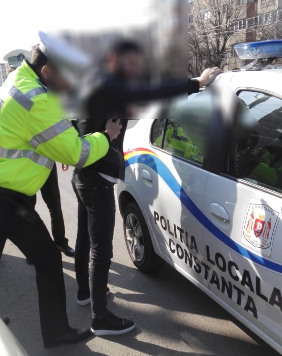 Ghinion cu caru'. Un constănțean care a parcat neregulamentar, prins că avea permisul suspendat