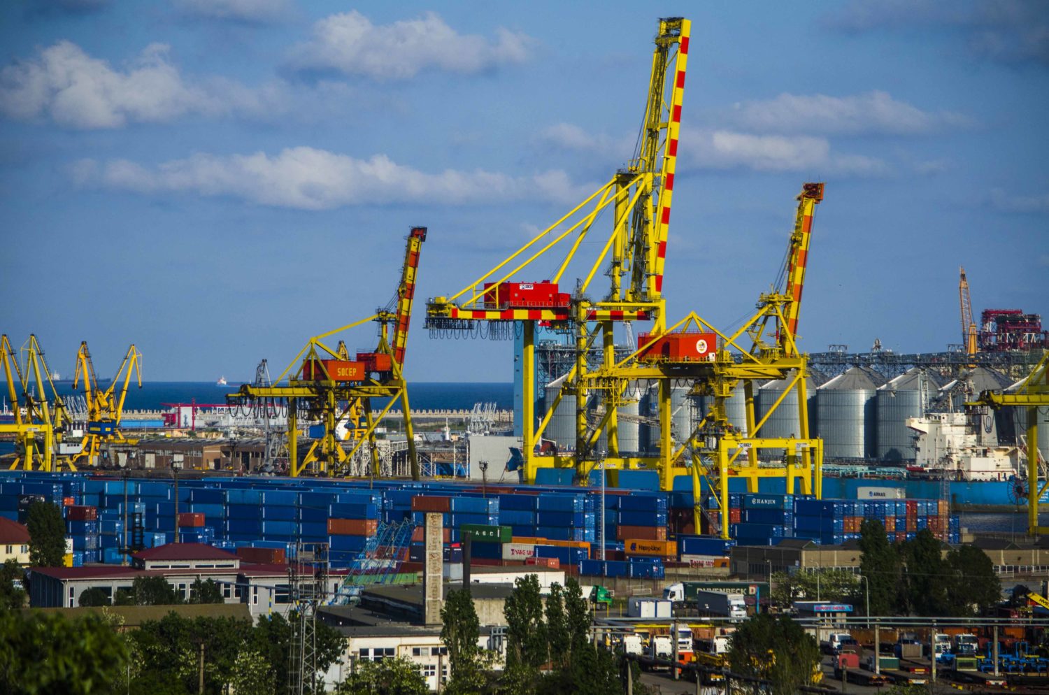 Premieră în istoria porturilor maritime românești privind traficul de mărfuri