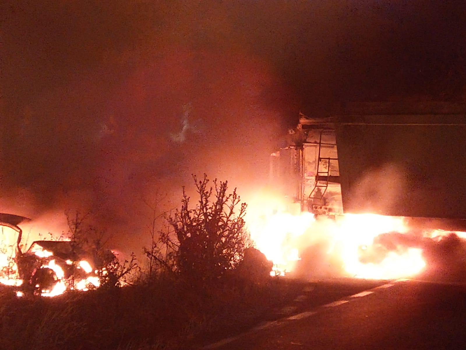 Cum s-a petrecut accidentul, urmat de incendiu, de noaptea trecută, de la ieșire din Medgidia