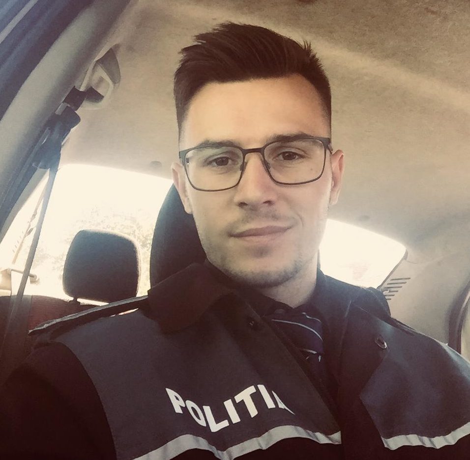 Agentul de poliție Robert Guzganu, eroul zilei. A găsit minora și bărbatul dați dispăruți ieri