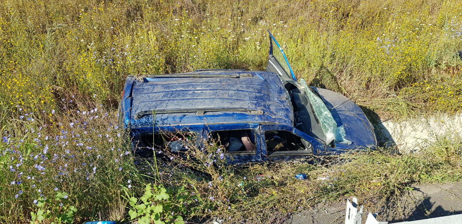 Un șofer din Constanța, la un pas de moarte pe A2 după ce a adormit la volan