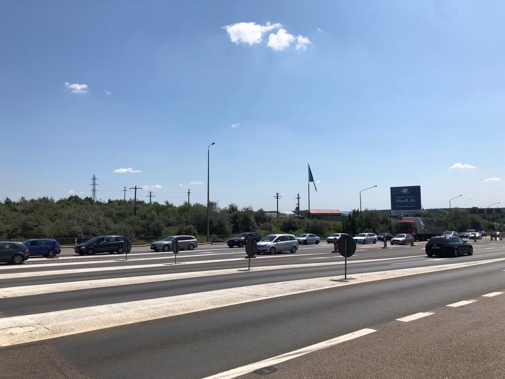 Aglomerație pe A2, pe sensul spre litoral. Sunt cozi kilometrice după stația de taxare de la Fetești