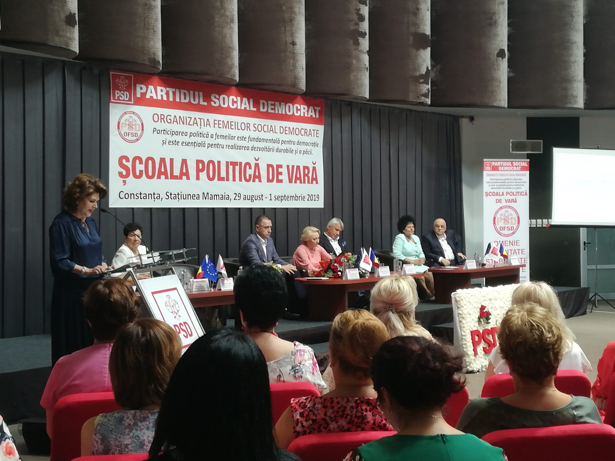 Rovana Plumb la Școala Politica de Vară a femeilor din PSD: "Putem scrie din nou istorie. PSD va da primul președinte femeie"