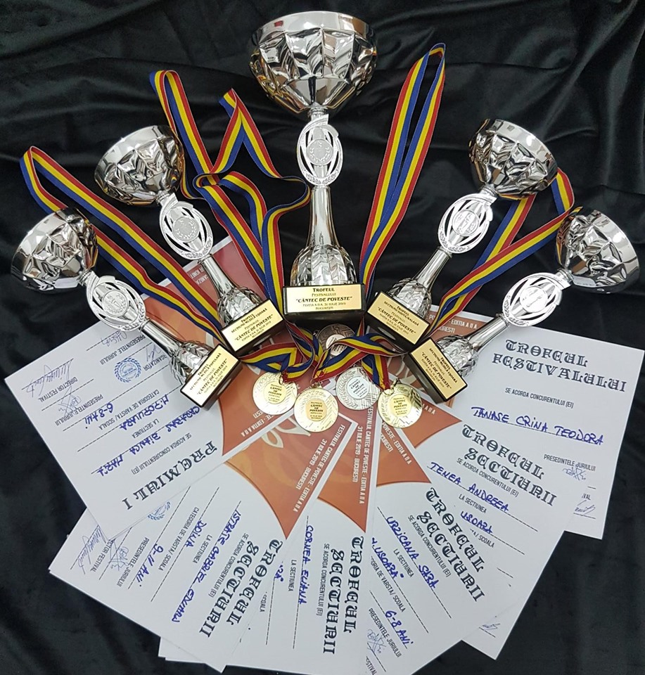 Copiii talentați din Medgidia s-au întors cu premii de la Festivalul Național Concurs „Cântec de poveste”