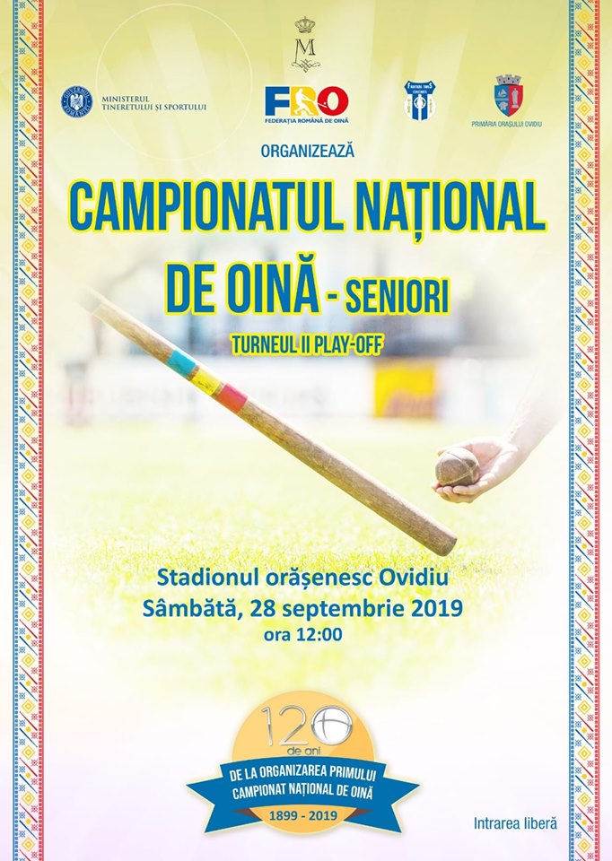 Orașul Ovidiu este gazda Campionatului Național de Oină - Seniori Turneul II Play-off