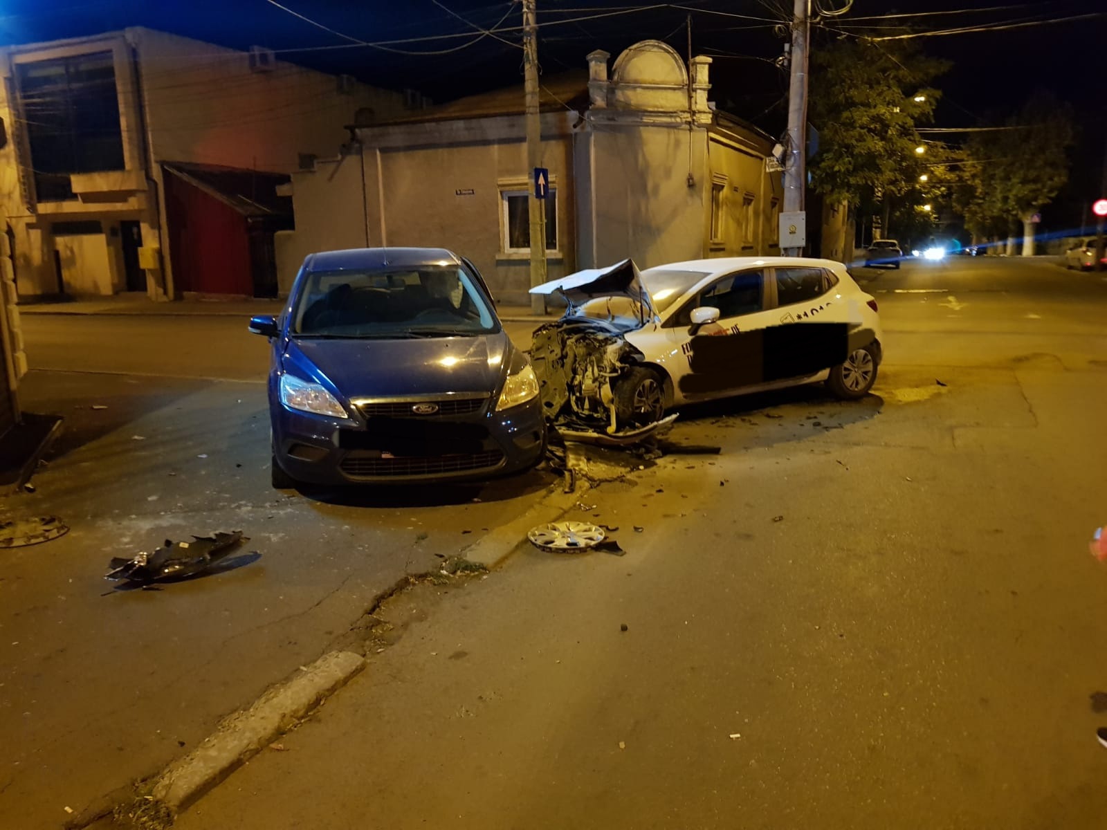 (Foto) Seară neagră: Impact grav în Constanța din cauza nerespectării indicatorului "Oprire"
