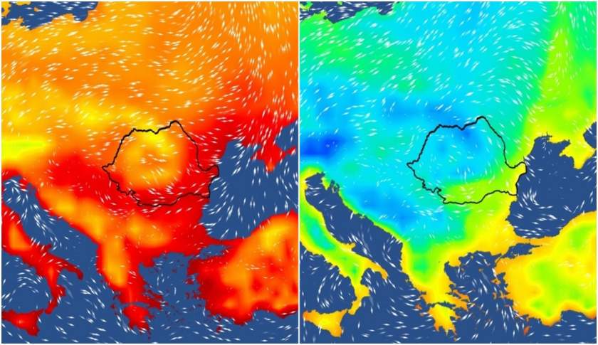 România va fi lovită de un val de aer polar. Temperaturile scad și cu 20 de grade