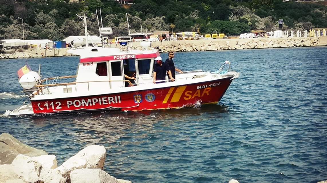 O ambarcațiune cu o persoană la bord a dispărut în Marea Neagră, în zona Pescărie din Constanța