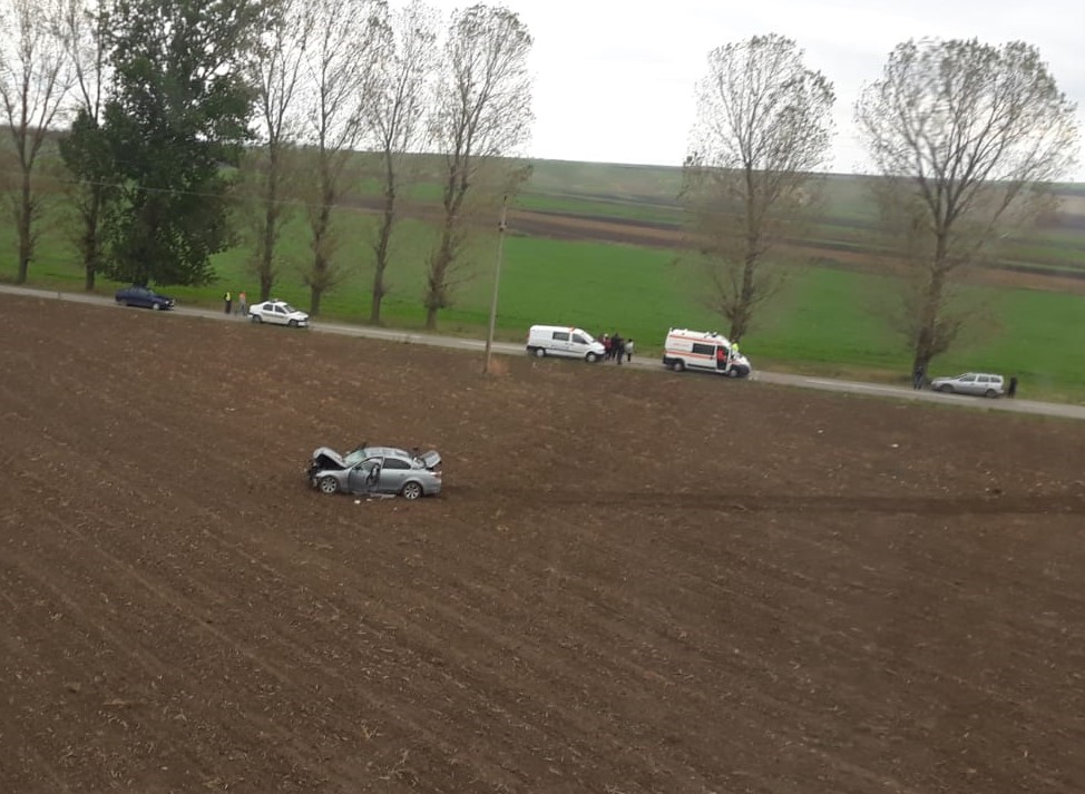 (Foto/Video) Tânăr de 22 de ani, mort într-un accident lângă Baia