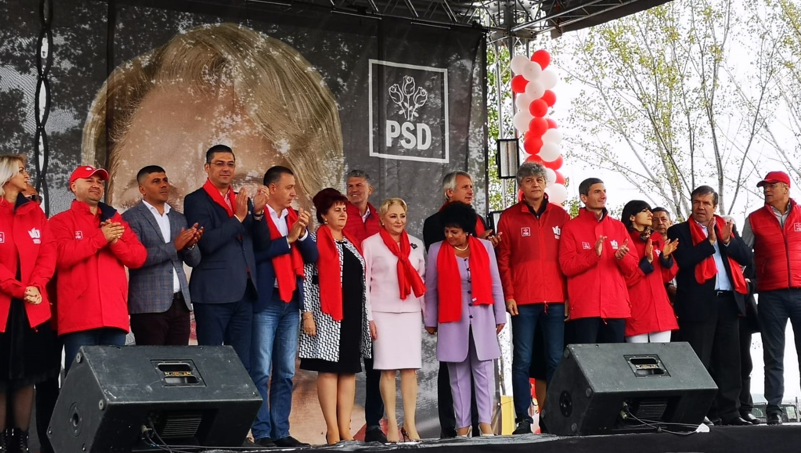 (Foto) Viorica Dăncilă, candidatul PSD la alegerile prezidențiale, în vizită de lucru în județul Constanța