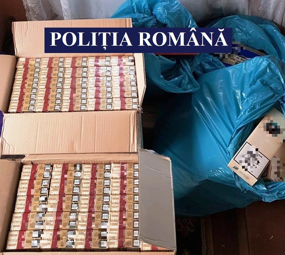Percheziții la Ostrov: Polițiștii au ridicat 41.000 de țigarete fără timbre