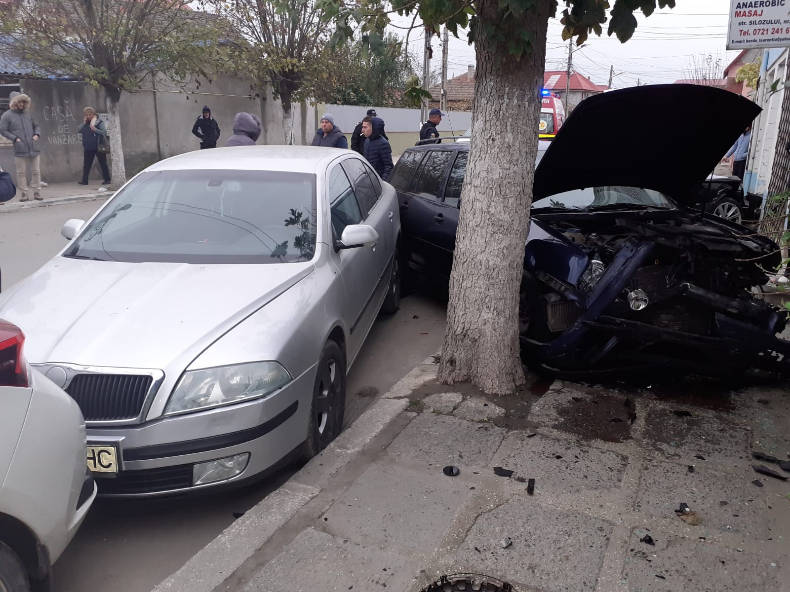 Accident pe o stradă din Medgidia. Sunt două victime