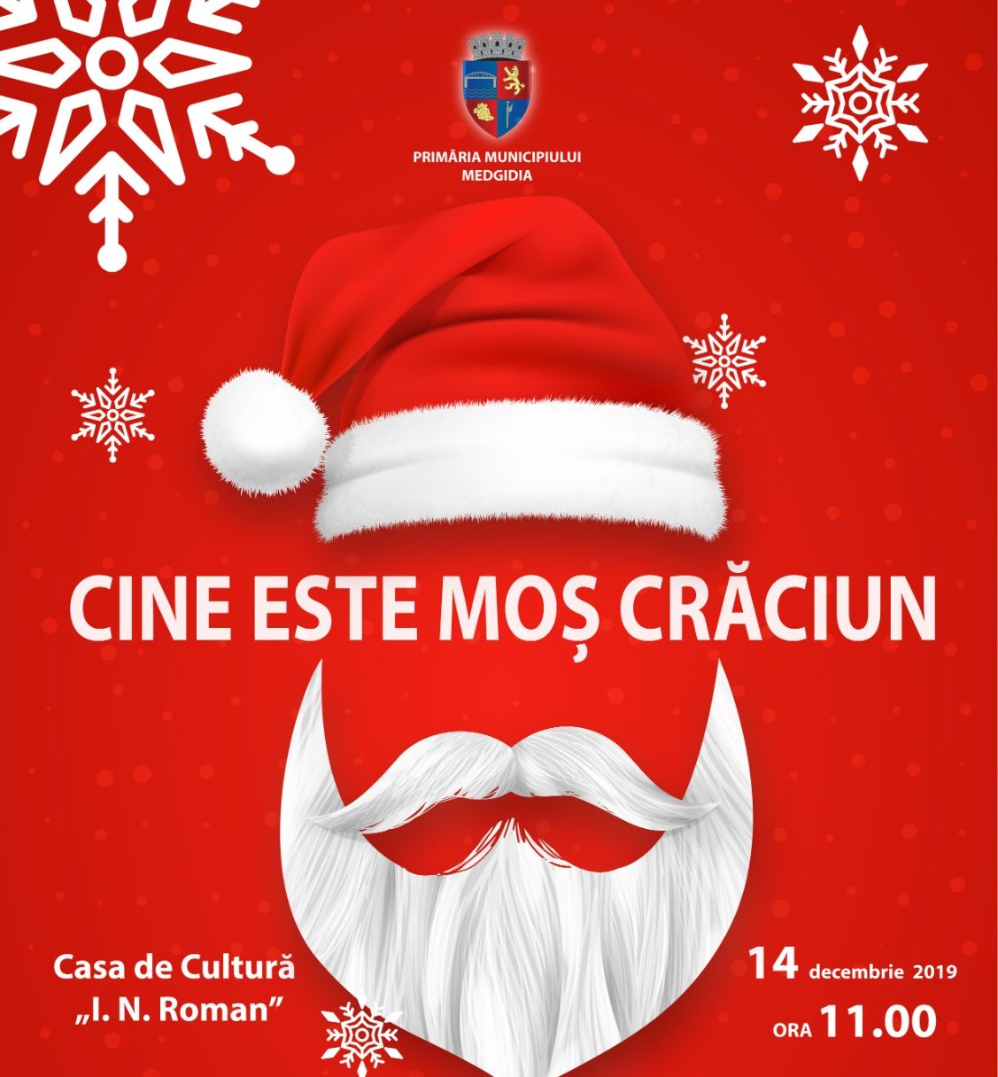 Invitație la spectacol: "Cine este Moș Crăciun", pe scena Casei de Cultură "I.N. Roman" din Medgidia