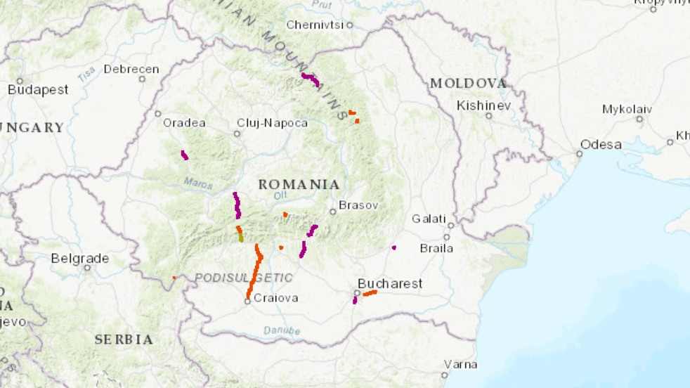 Premieră! Hartă interactivă, pe site-ul CNAIR, cu sectoarele de drum închise sau restricţionate