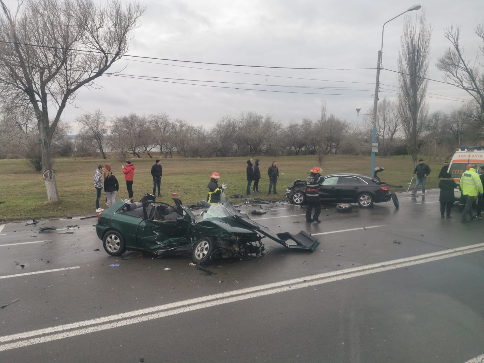 (Galerie foto) Accident grav în Mamaia. Sunt mai multe victime, printre care și un copil