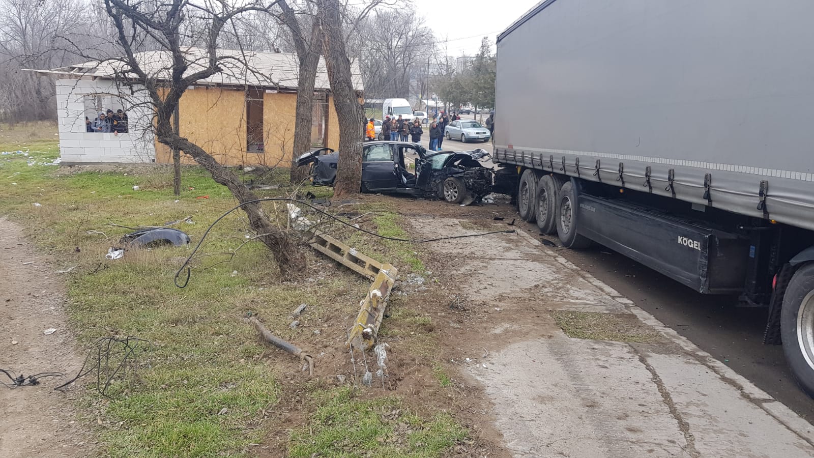 (Foto/Video) Accident grav în Medgidia