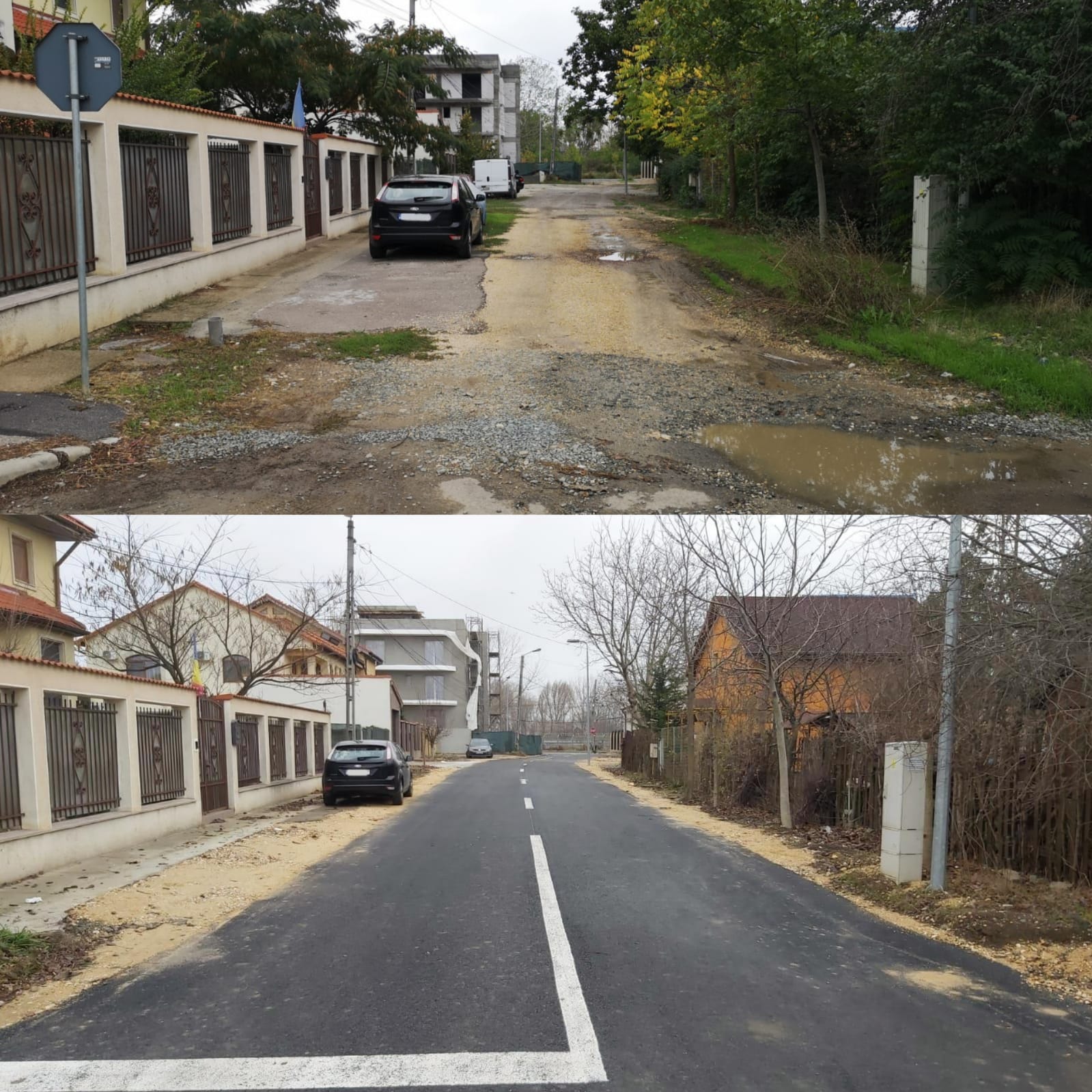 (Foto) Strada Cella Delavrancea din Constanța, construită de la zero