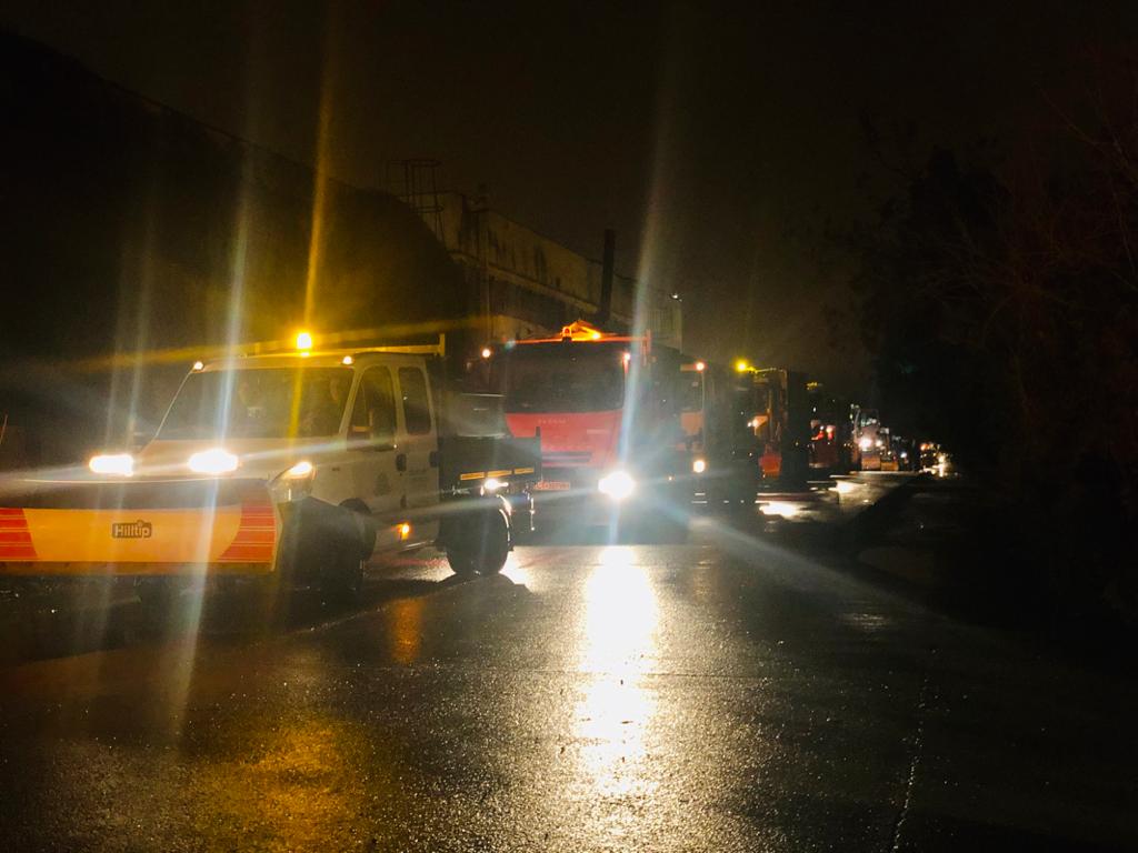 Primăria Constanța a scos utilajele de deszăpezire pe străzile din municipiu