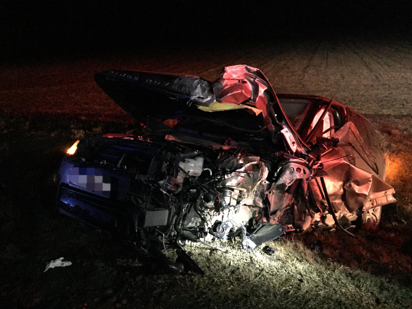 Un accident rutier grav a avut loc noaptea trecută în Ciocârlia de Sus