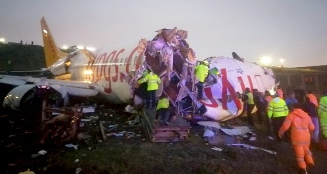 Incident aviatic în Turcia. Un avion s-a rupt la aterizare