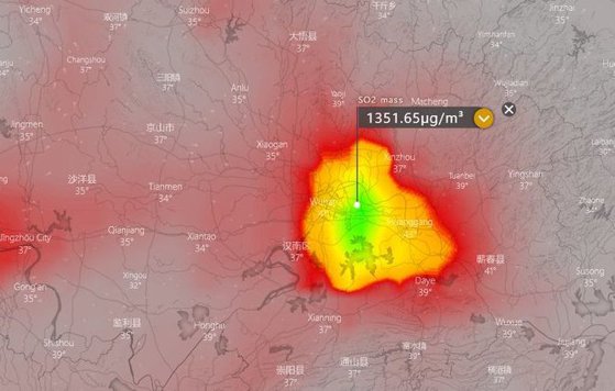 Substanţa detectată de sateliţii meteo deasupra oraşului Wuhan indică un scenariu sumbru
