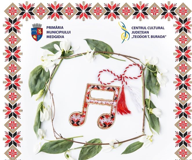 Mărțișor muzical oferit de copiii clasei de canto "Speranțe Dobrogene" pentru doamnele și domnișoarele din Medgidia
