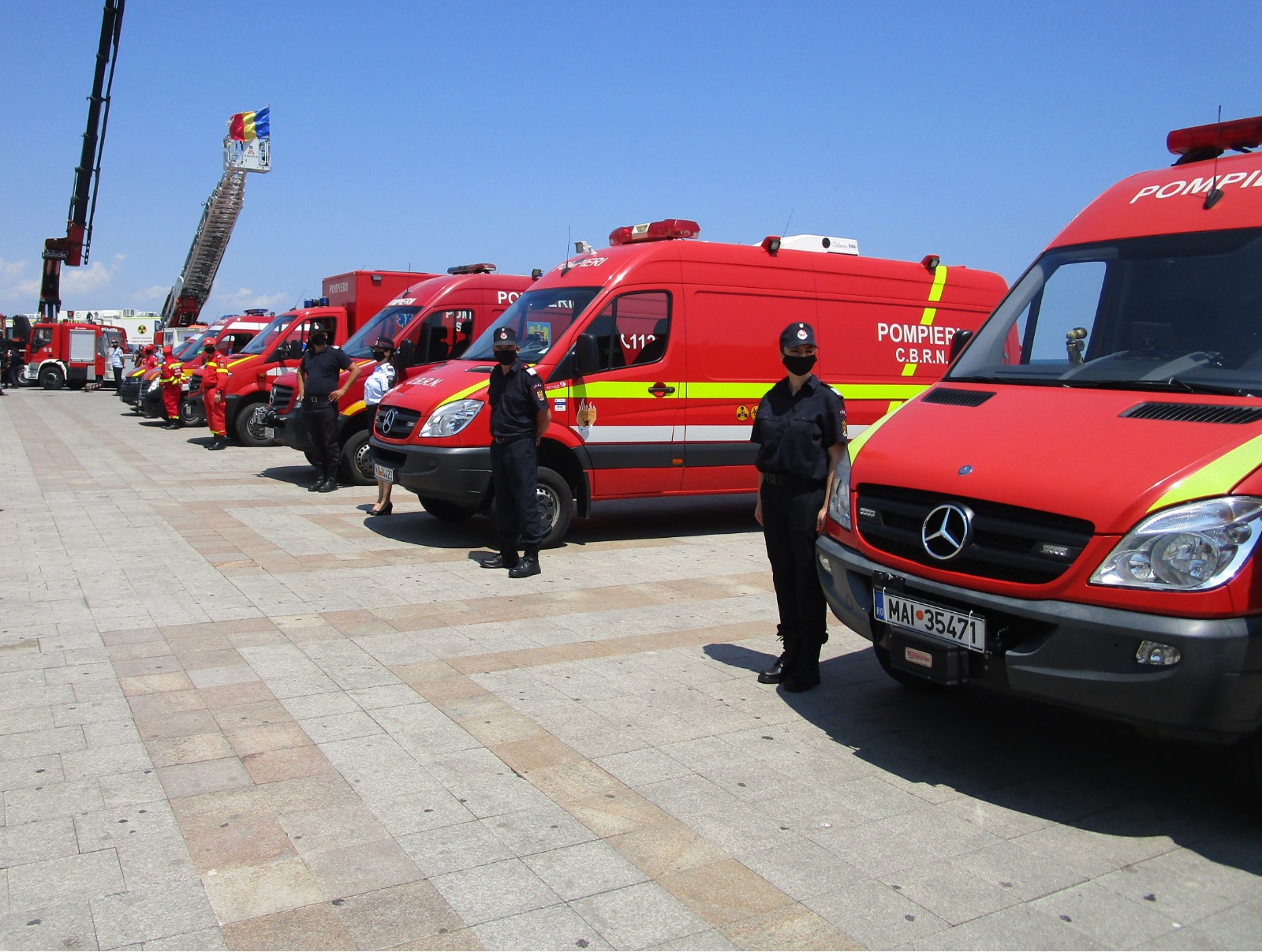 Peste 1.000 de pompieri din 26 de județe, în sprijinul celor din Constanța, pe perioada sezonului estival