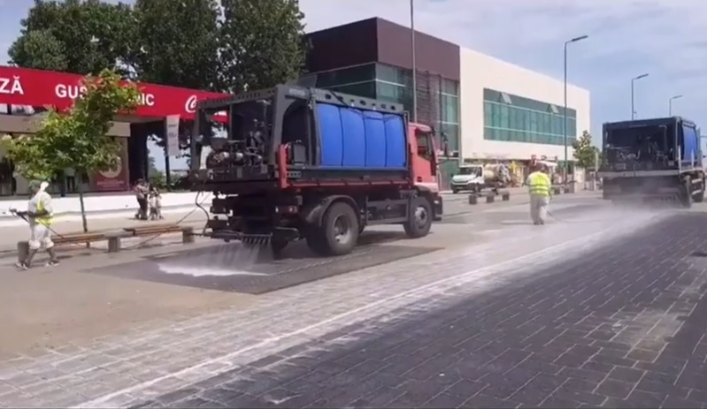 Polaris M Holding Constanța desfășoară zilnic acțiuni de dezinfecție pe toată rază orașului