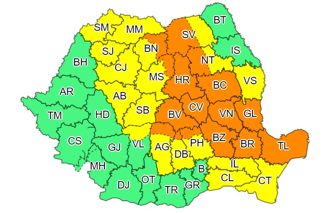 Autoritățile locale constănțene se pregătesc pentru efectele codului galben în municipiu