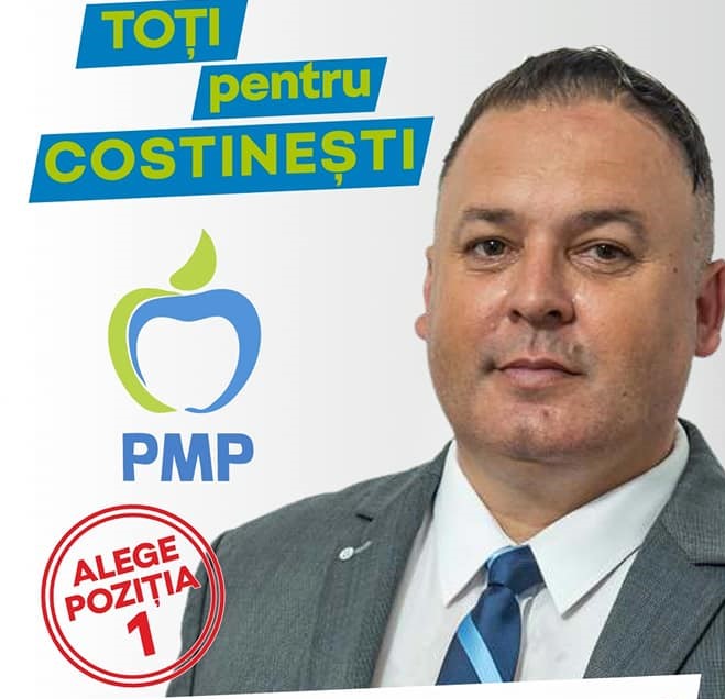Dumitru Jeanu (PMP) câștigă Primăria Costinești