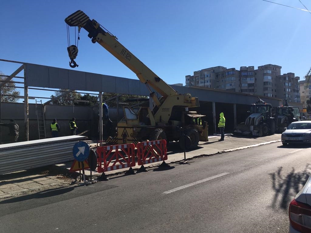 Continuă demolarea construcțiilor abuzive din municipiul Constanța care afectarea imaginea orașului