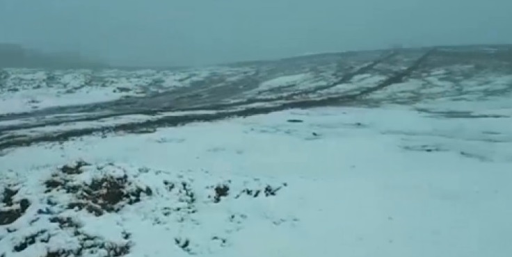 Prima ninsoare din acest sezon, pe Transalpina