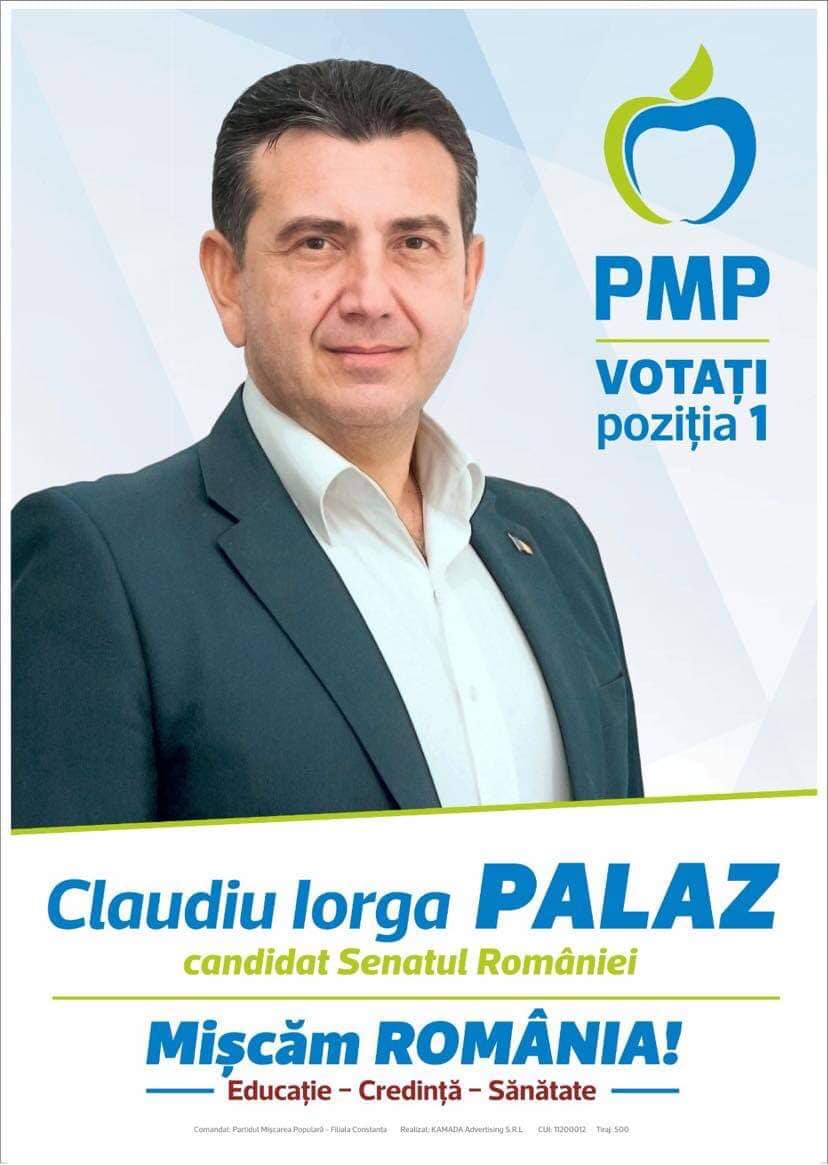 Claudiu Iorga Palaz (PMP), despre motivele candidaturii la Senat: "Am un background prin care am arătat ce pot. Eu chiar știu ce trebuie făcut din prima zi de parlamentar"