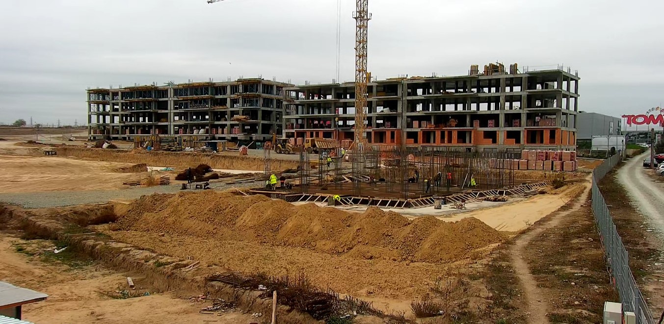 (Foto) Începe construcția altor două blocuri din cadrul Complexului Zen Residence. În curând, pe piață, primele apartamente cu 4 camere