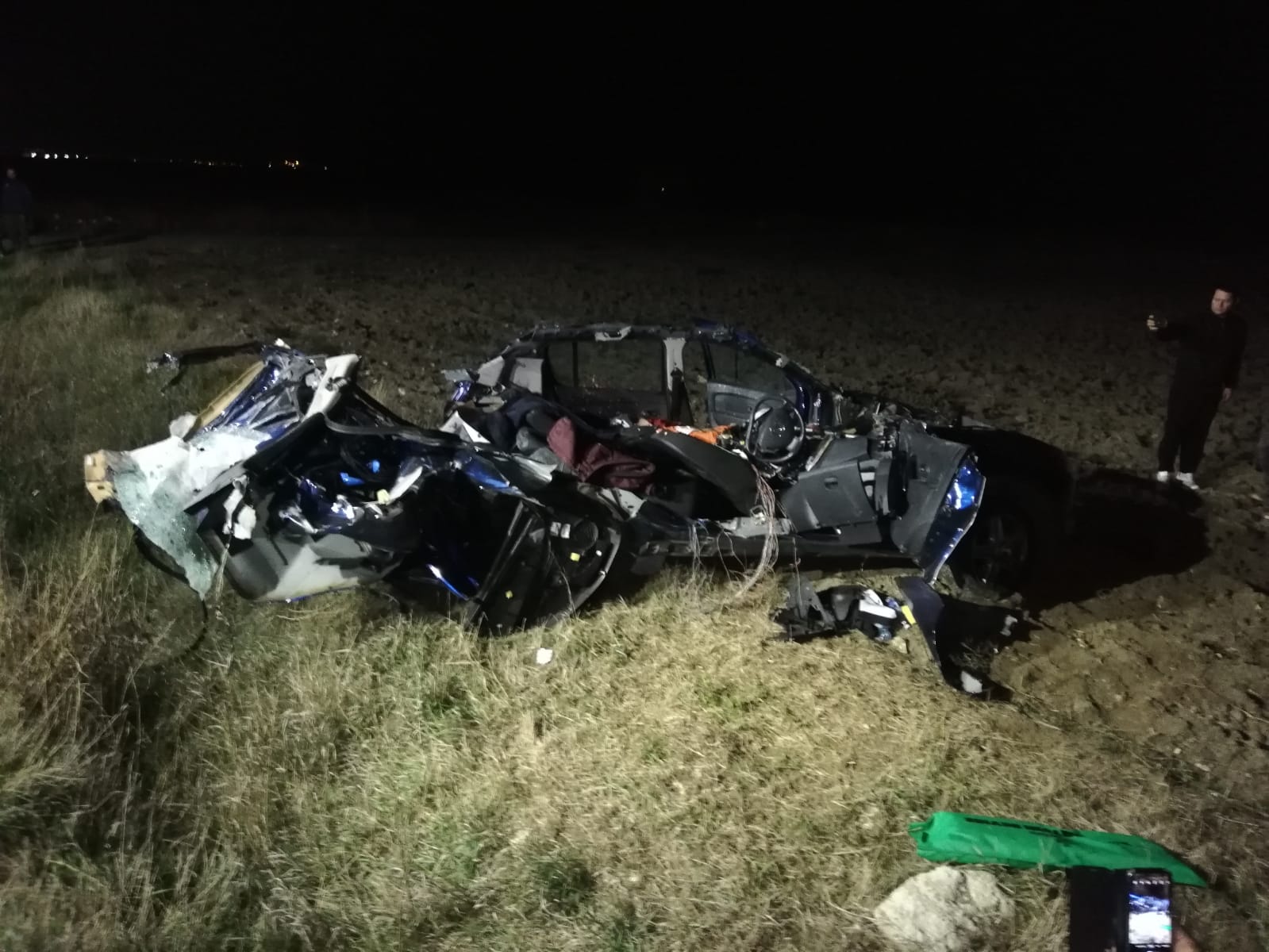 (Foto) Accident MORTAL la ieșire din Lumina. Un bărbat de 41 de ani a murit