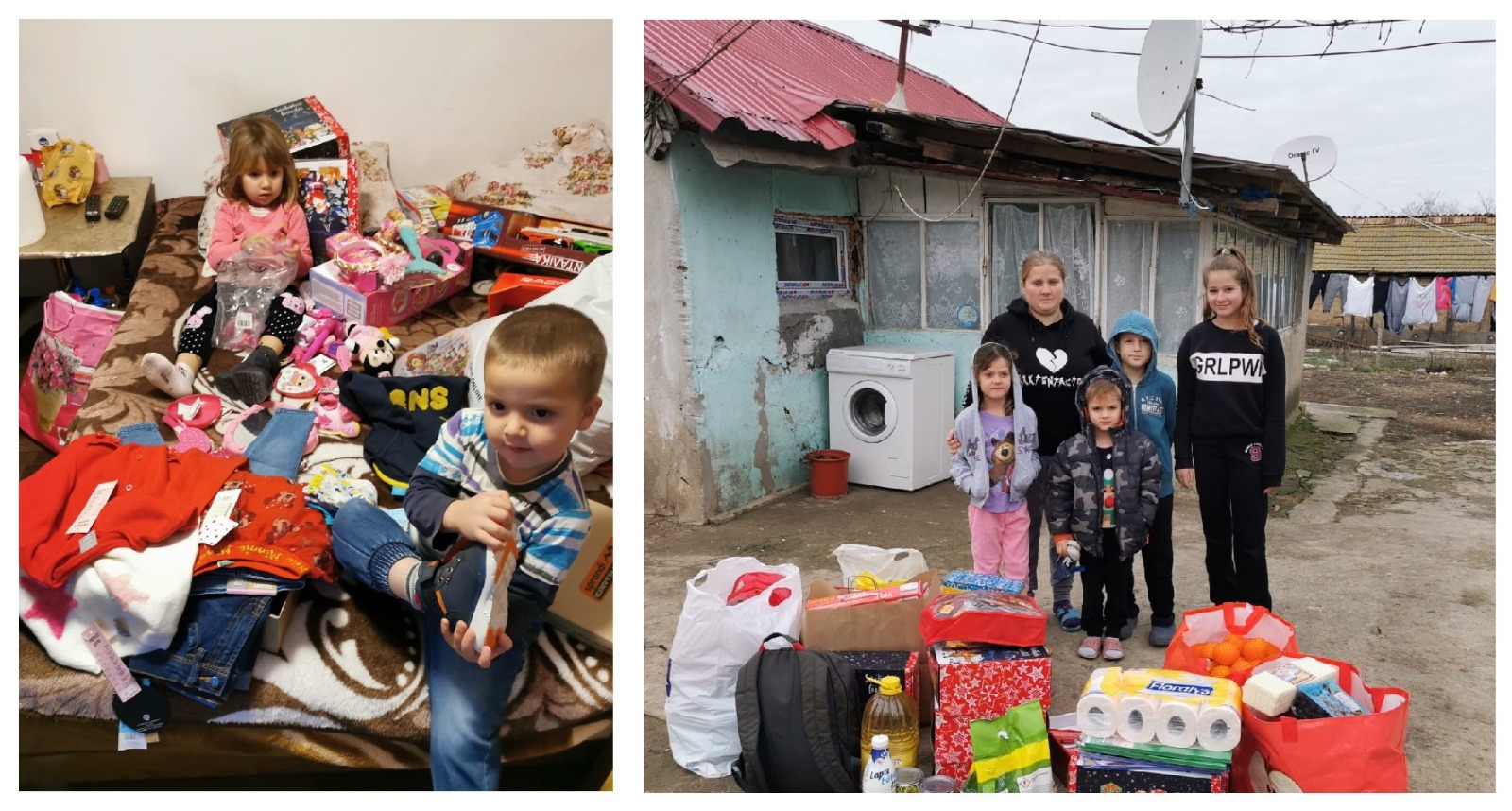 Campania demarată de Ziarul Amprenta, "Dăruiește speranță", a adus bucurie în inimile a 7 copii din Bărăganu și Remus Opreanu