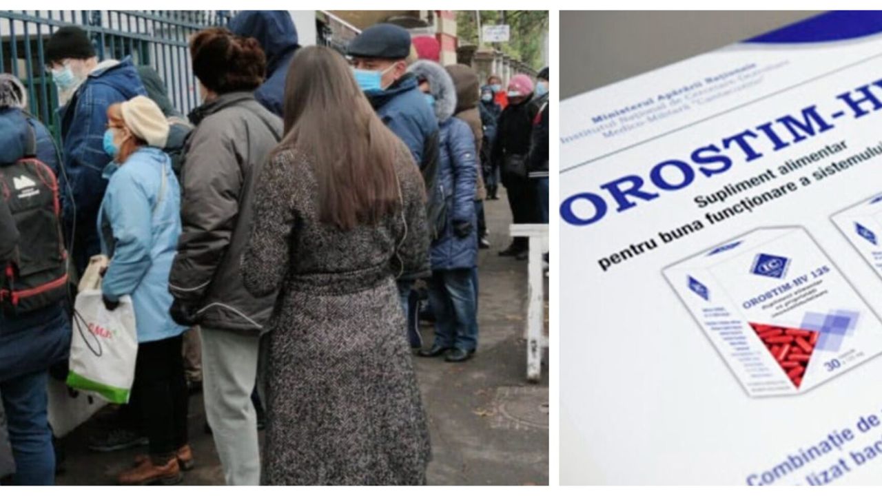 Situație hilară la coadă imensă de la Cantacuzino. Oamenii nu știu pentru ce așteaptă: "Au ieșit niște pastile pentru COVID"