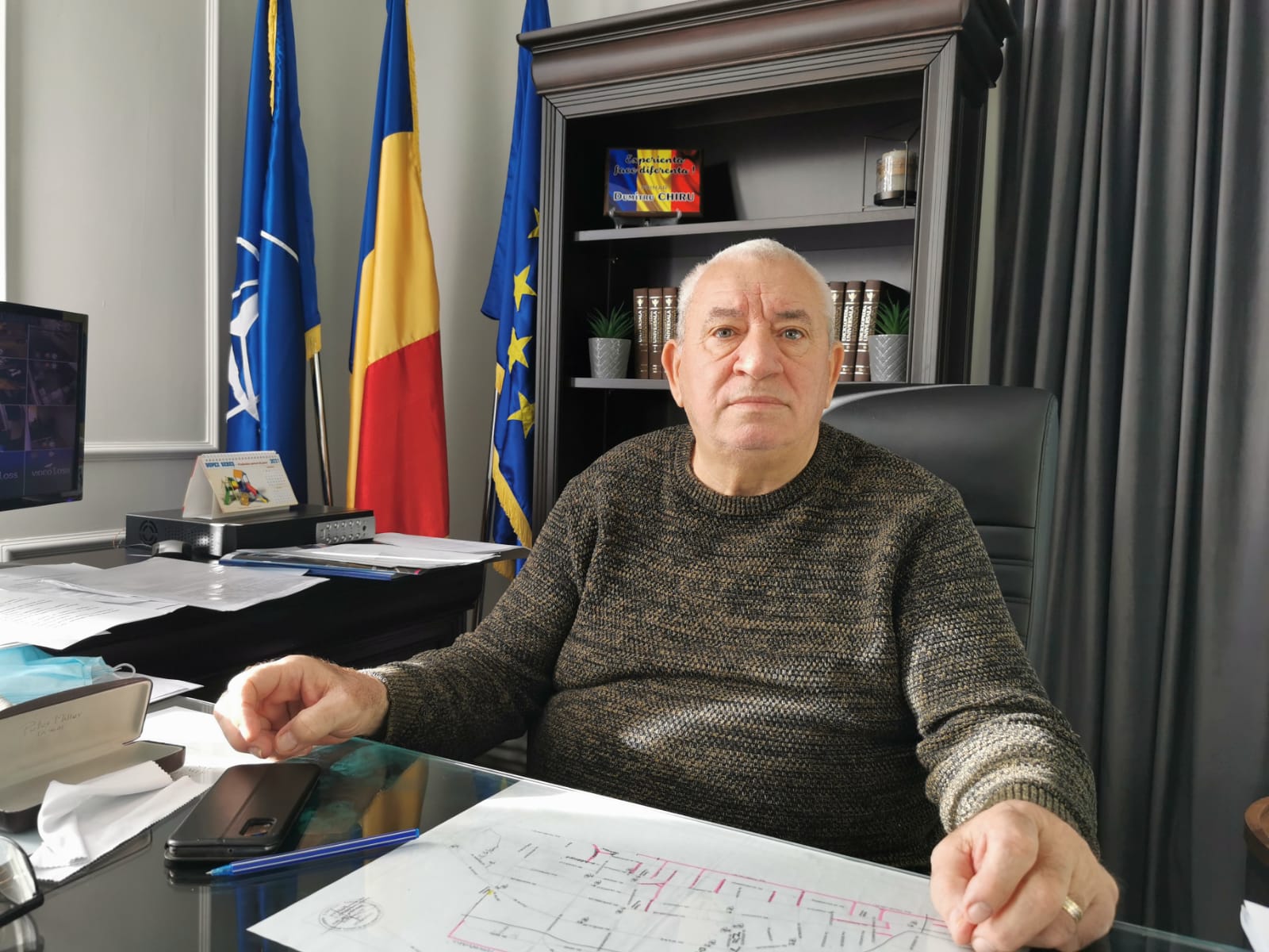Primarul Dumitru Chiru: "Vreau ca toată localitatea Lumina să fie asfaltată și să devenim cartier de oraș"
