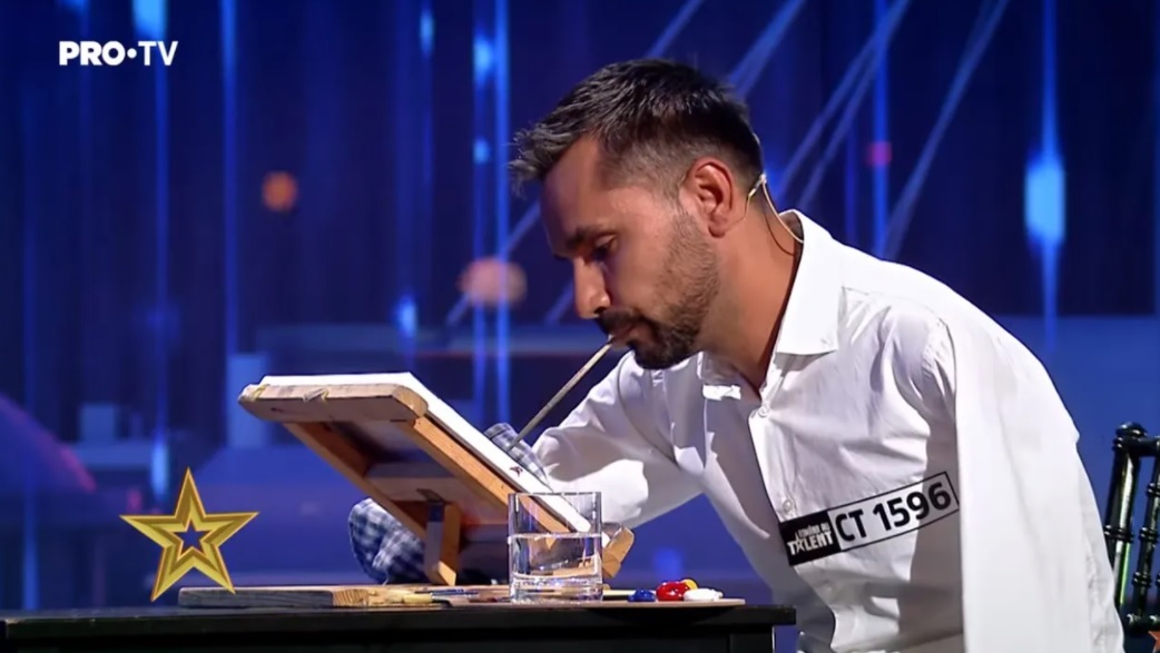 Cornel Marin, tânărul fără mâini din Constanța a impresionat juriul de la "Românii au talent": „Vine câte un moment şi îţi dă o palmă”