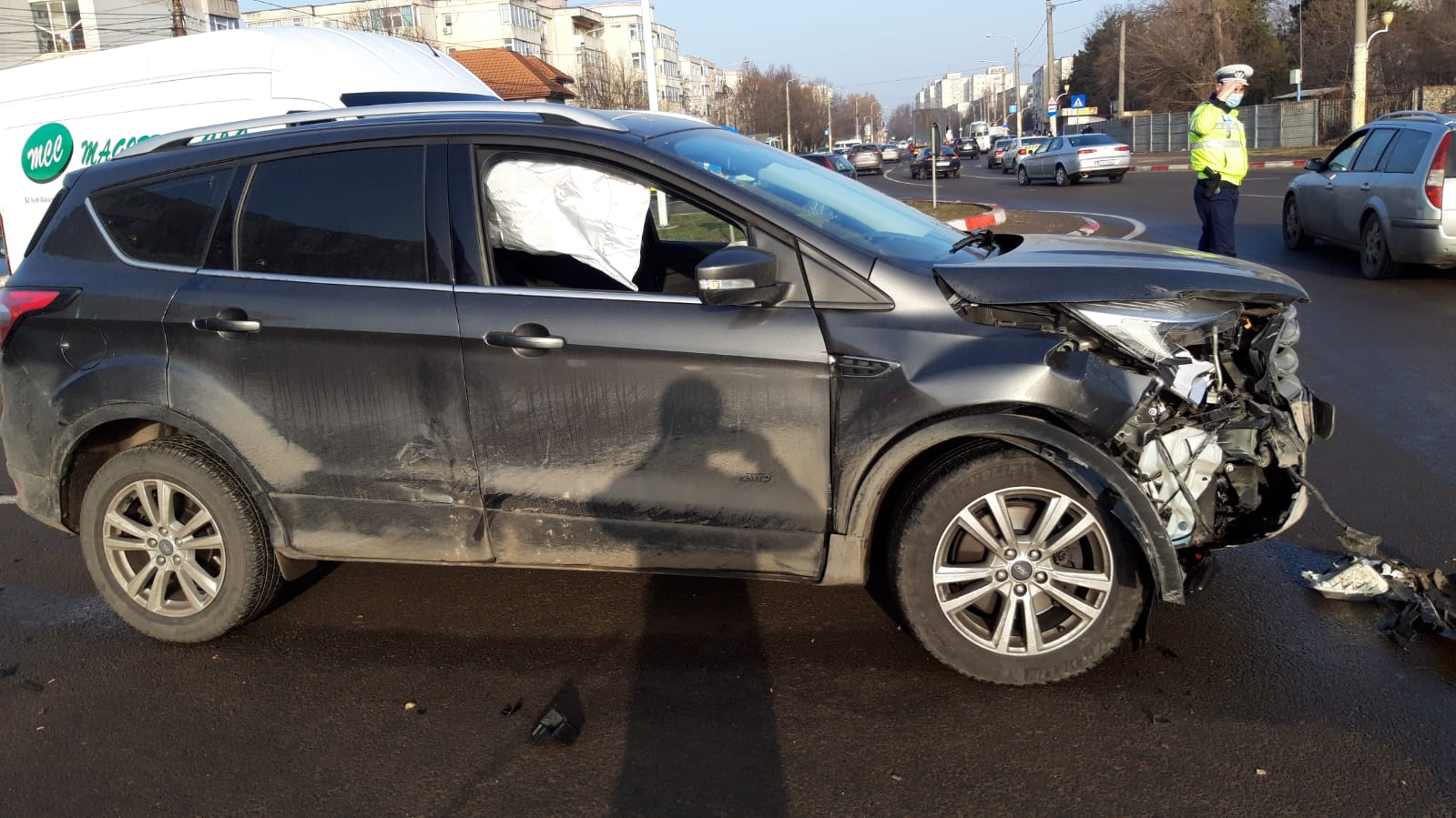 (Foto) Accident în zona Anda din Constanța