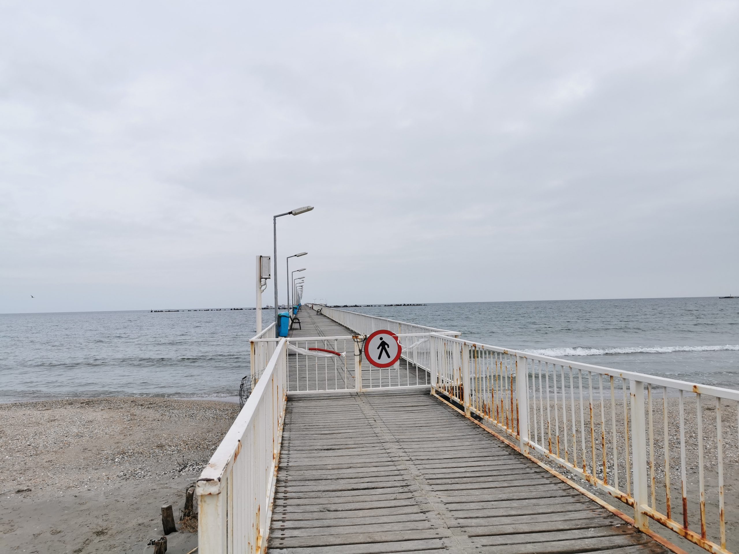 Acces restricționat pe pasarela din Mamaia. Va întra în reabilitare