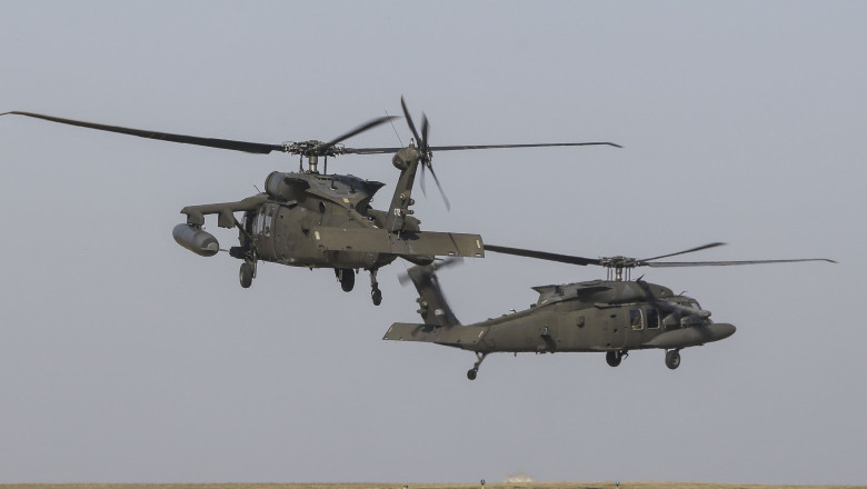 30 de elicoptere Black Hawk sosesc la baza Mihail Kogălniceanu. Ambasada SUA anunță o intensificare a zborurilor în zonă