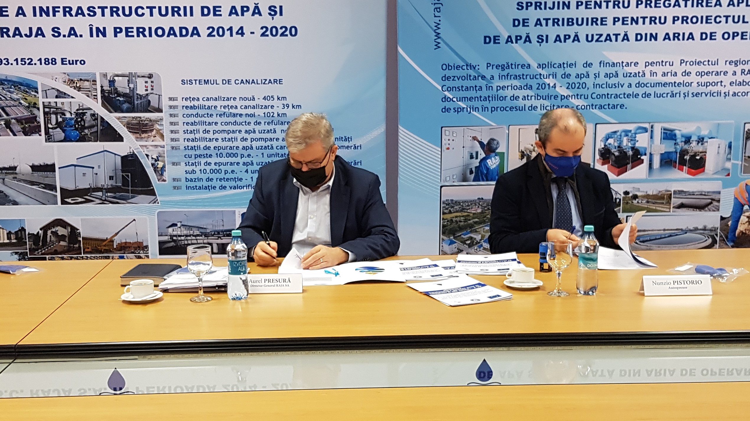 Noi rețele de apă și canalizare în Constanța și Eforie. RAJA a semnat 4 contracte de peste 100 de milioane de lei